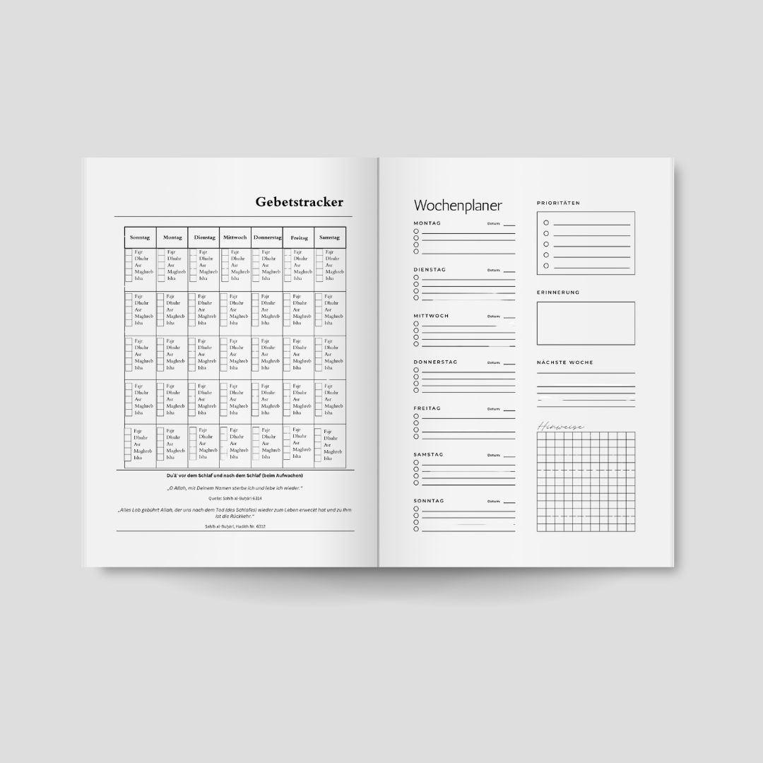 Barakah Journal – Dein islamischer Jahresplaner 2026